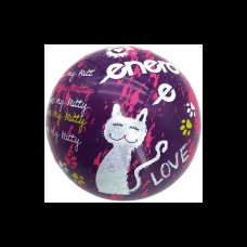 PIŁKA GUMOWA 18CM ENERO LOVE KITTY