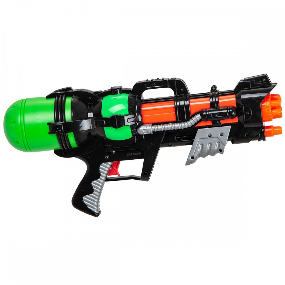 PISTOLET NA WODĘ 44CM - ZBIORNIK ZIELONY