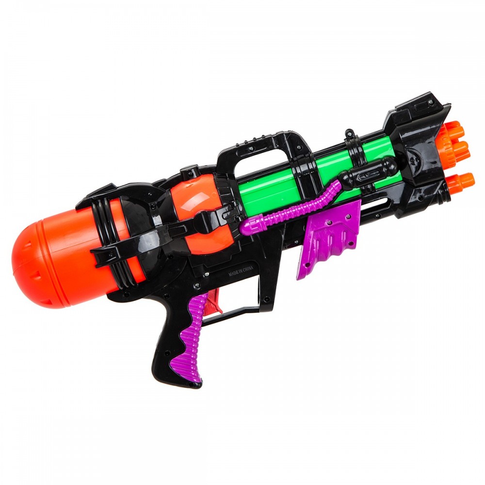 PISTOLET NA WODĘ 44CM - ZBIORNIK POMARAŃCZOWY